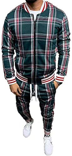 Erkek Hip Hop eşofman 2 parça rahat pantolon ceket eşofman kazak Activewear Set