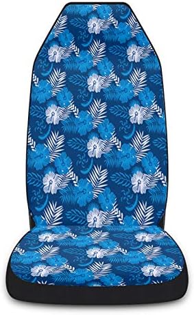 HELLOWINK Araba Koltuğu Kapakları-Ön Carseat-Vintage Çiçek Mavi Koltuk Koruyucusu Seti, Otomotiv Koltuk Evrensel Araba için Uygun