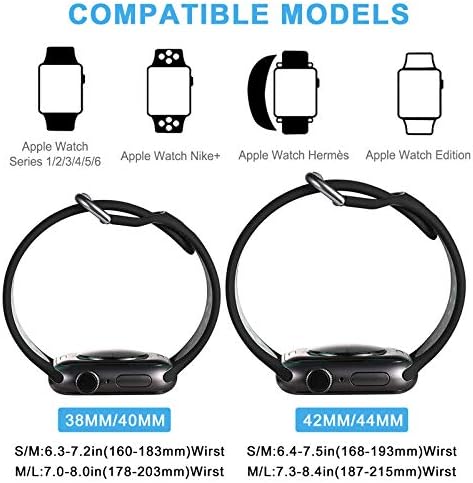 Apple saat bandı ıçin uyumlu 44mm 42mm 40mm 38mm Yumuşak Silikon Spor Band Yedek Bilek Kayışı ıçin Uyumlu iWatch Serisi 6/SE/5/4/3/2/1