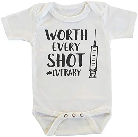 Her Atışa Değer IVF Bebek İn Vitro Onesie / Bodysuit