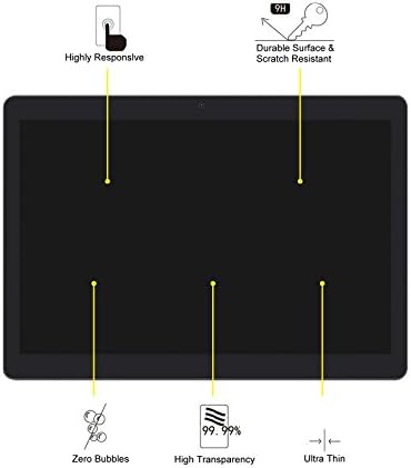 Transwon 2-Pack Ekran Koruyucu için Sunshine T1 Tablet / Sunshine T1 Elite Tablet, Sunshine T1 Tablet Ekran Koruyucu 8 İnç, olabilir