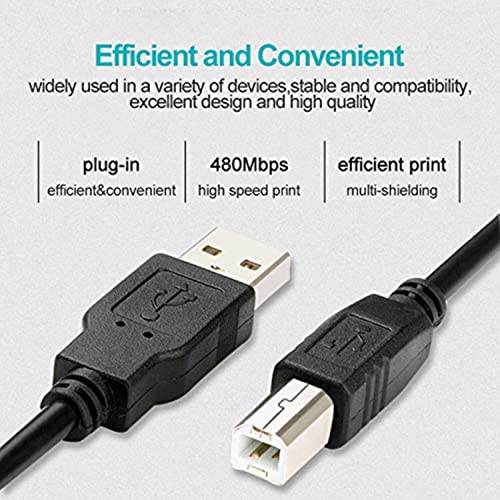 SupplySource 6ft USB kablosu Değiştirme için M-Ses Hızlı Parça (Pro) Dizüstü Dizüstü PC Güç Kaynağı Kablosu