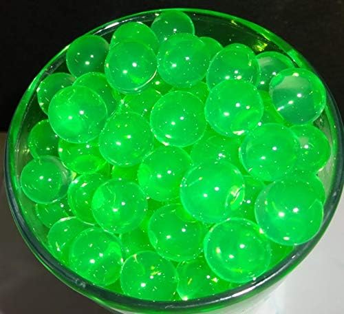 LED Su Dalgıç ışıkları,çay lambaları ve Yüzen Mumlarla Kullanım için Parlak Bahar Yeşili Yarı Saydam Su Boncukları Vazo Dolguları-Tüm