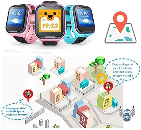4G GPS Akıllı İzle, su geçirmez Telefon Smartwatch ile GPS Tracker Dokunmatik Ekran Görüntülü Telefon Görüşmesi Gerçek zamanlı