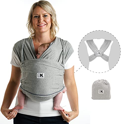Baby K'dan Original Baby Wrap Carrier, Bebek ve Çocuk Askısı-Bebek Giyimi için Basit Önceden Sarılmış Tutucu-Bağlama veya Halka