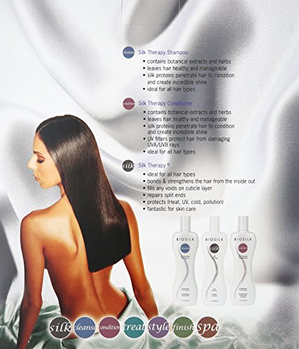Biosilk 3 Parça İpek Terapi Şampuanı, Saç Kremi ve Serum Seti