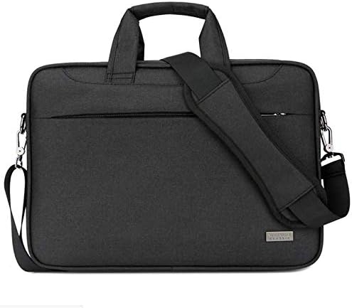 Darbeye dayanıklı Laptop omuz çantası taşıma çantası kol kapağı 15.6 inç evrak çantası çanta