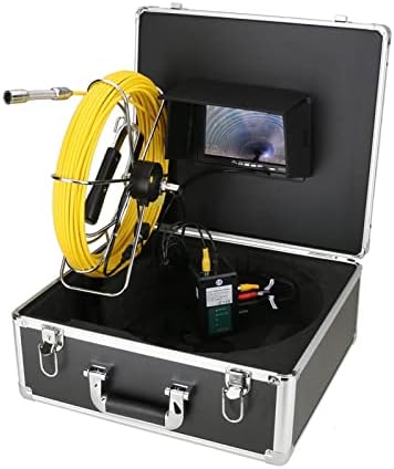 Endoskop 20 M Kanalizasyon Boru Muayene Video Kamera İle Metre Sayacı 17mm 8 GB SD Kart DVR IP68 Drenaj Kanalizasyon Boru Hattı