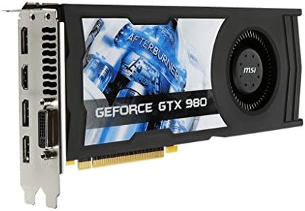 MSI Bilgisayar GeForce 4GB GDDR5 DVI / HDMI / 3DisplayPorts PCI-Express Video Grafik Kartı GTX 980 4GD5 OCV1