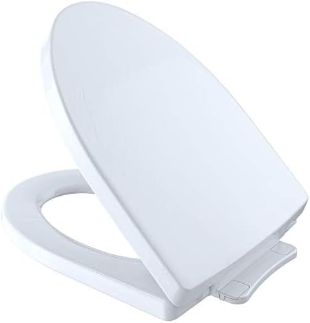 TOTO SS214 01 Suare SoftClose Uzatılmış Klozet Kapağı, Pamuklu Beyaz
