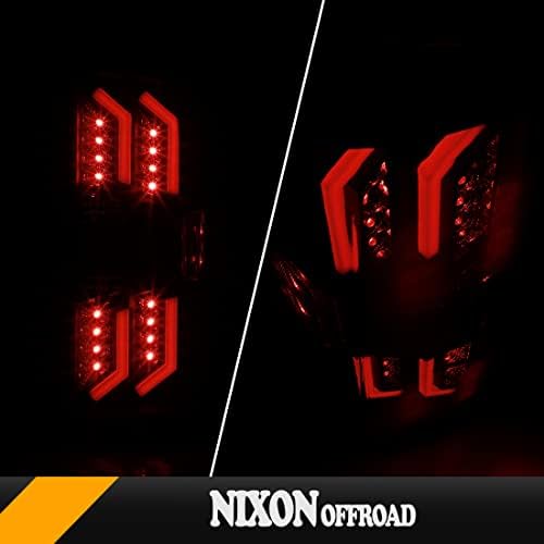 WolfX LED kuyruk ışık Meclisi Fit ıçin 2014-2018 Chevy Silverado 1500 2500HD 3500HD (Füme)
