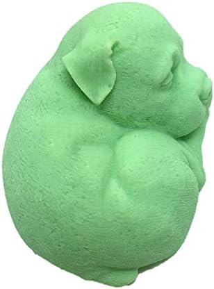 ZİUKENR Köpek Mum Kalıp, 3D Köpek Silikon Mum Kalıpları Sevimli Köpek Sabun Kalıpları Çikolatalı Kek Pişirme Kalıpları Fondan