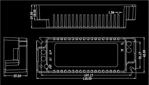 XUXUWA Trafo, 48 W AC100-240V DC24V 2A Aydınlatma Trafo LED Sürücü Kapalı Kullanım için Aydınlatma Aksesuarları