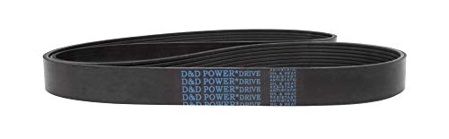 D & D PowerDrive 1610M15 Poli V Kayışı, 161 Uzunluk