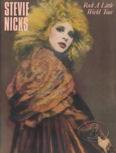 Stevie Nicks 1986 Rock Dünya Turu Konser Programı Program Kitabı