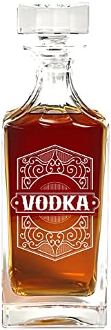Votka Sürahi-Votka Tasarımlı Votka Temalı Sürahi-Benzersiz Votka Barware-Votka Severler / Meraklıları için Harika Bir Hediye