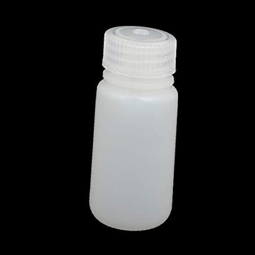 X-DREE 5 adet 50 ml Plastik Yuvarlak Laboratuvar Reaktif Şişesi Örnek Kalınlaşmak Şişe (5 adet 50 ml Botella de reaktivo de laboratorio