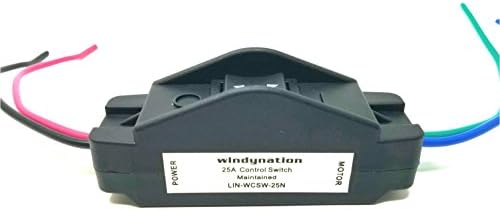 WindyNation 25A DPDT İleri Ters Yukarı Aşağı Ters Polarite Anahtarı için Vinç, Vinç, Vinç, Motor, lineer Aktüatör (Muhafaza Anahtarı)