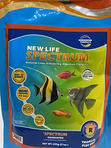 Yeni Yaşam Spektrumu Tropikal Balık Diyeti / Kolayca Sindirilebilir, Balık Rengini Geliştirir ve Genel Sağlık ve Bağışıklık Sistemini