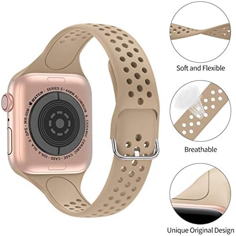 SPECIAL PRICTION Silikon Spor Band ıçin Uyumlu Apple saat kordonları 38mm 40mm Kadın Erkek Saat Kayışı ıçin iWatch bileklik Yedek