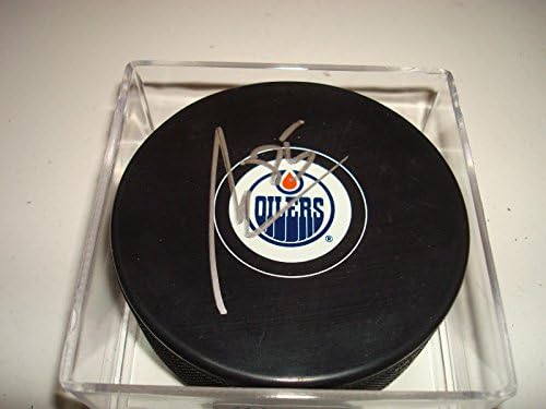 Martin Marincin İmzalı Edmonton Oilers Hokey Diski İmzalı a-İmzalı NHL Diskleri