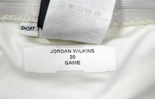 2018 Indianapolis Colts Jordan Wilkins 20 Oyun Kullanılan Beyaz Pantolon 32 DP04068-Oyun Kullanılan Ekipman