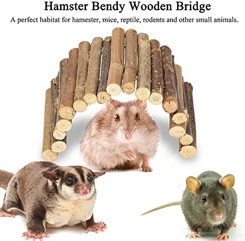 Hamster Köprü, Fareler Bendy Köprü Köprü Merdiven Ev Sürüngen Fareler Kemirgenler için Küçük Hayvan (Lar) Çekici ve Moda