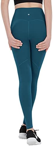 espidoo Yoga Pantolon Kadınlar için, Yüksek Belli Karın Kontrol Egzersiz Tayt Kadınlar için Cepler ile, 4 Yönlü Streç Squat Geçirmez