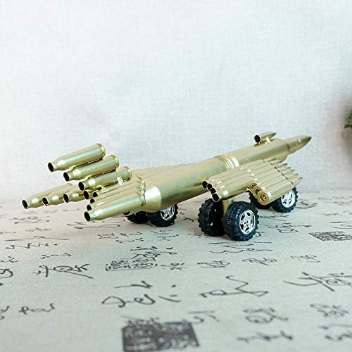 TLLDX Fighters Modeli Askeri Koleksiyon Yaratıcı Bullet Shell Muhafaza Şekilli El Yapımı Metal Yapıt Çocuklar için Noel Noel