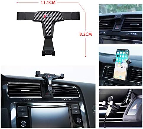 R RUİYA 2013 2014 2015 2018 2019 Volkswagen Golf 7 Smartphone Cep telefonu montaj Tutucu ile Ayarlanabilir Hava Firar Klip