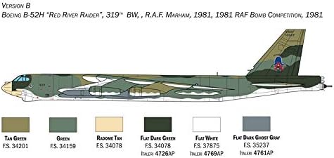Italeri 1442 B-52H Stratofortress, 1: 72 Ölçekli Plastik Model Seti