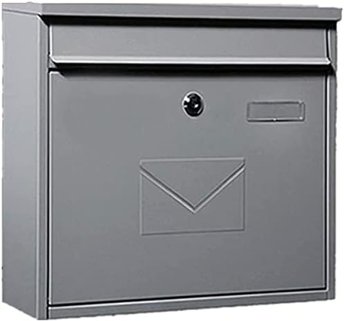 GXBCS Duvara Monte Posta Kutuları Parsel Kutusu Posta Kutusu Pas Hava Koşullarına Dayanıklı Dikey Ev Ofis Güvenlik Açık Mektup