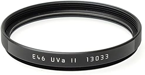 Leica E46 46mm UVa II Cam Filtre, Siyah