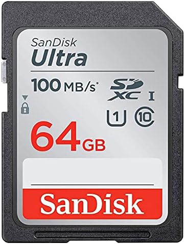 SanDisk 64 GB Ultra Sınıf 10 SDXC UHS-I SD Hafıza Kartı Canon EOS Rebel T8i T7i T7 T6i T6S T6 T5i T5 T3i SL2 SL1 EOS 90D 80D