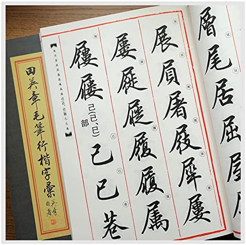 YJSD Çin Fırça Lekelemek Çin Kaligrafi Lekelemek Kaligrafi Çalışan Komut Çince Karakter Uygulama Kopya Kitap