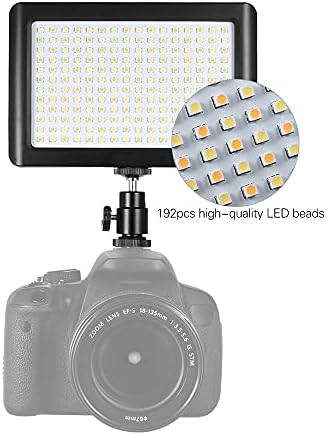 Mini Taşınabilir Dim Stüdyo Video Fotoğrafçılığı led ışık panel lambası 3200 K / 6000 K Canon Nikon DSLR Kamera DV Kamera için