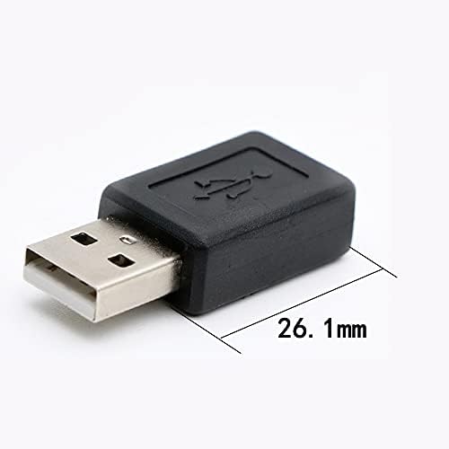 3 Paket USB 2.0 A Erkek USB B Mini 5 Pin Dişi Adaptör Dönüştürücü