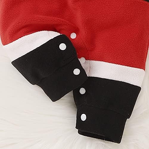Yenidoğan Bebek Erkek Kız Buffalo Ekose Noel Kıyafetler Romper Bebek Tek Parça Noel Giysileri Tulum ile Şapka
