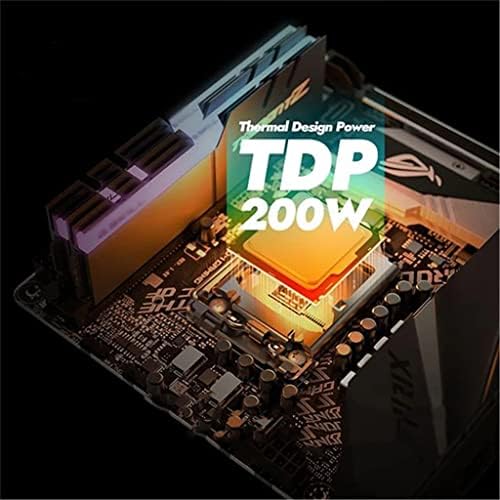 QICC CPU Hava Soğutucu 6 ısı Boruları RGB 120mm PWM Hayranları TDP 200 W CPU Soğutucu Soğutma için LGA2066/2011/1200/115X / AM4