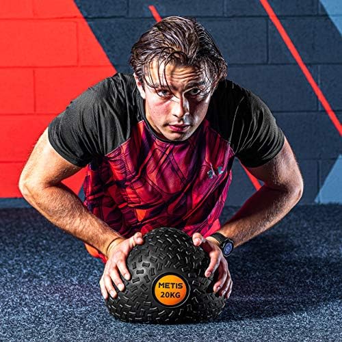Fitness Slam Topları-7lbs ila 44lbs / Düşük Sıçrama Tıp Topu-Çekirdek Gücü Eğitimi
