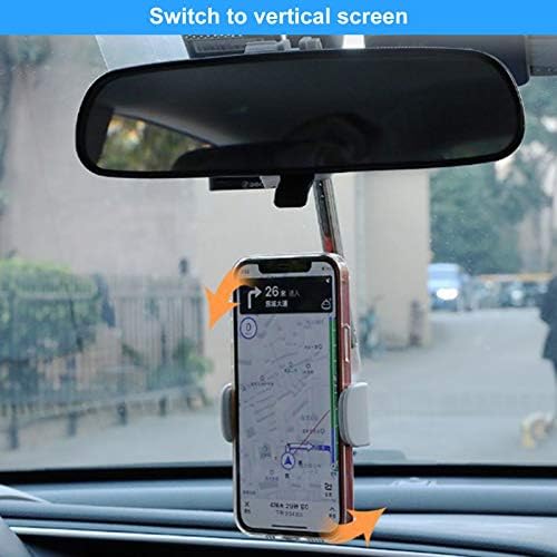 360 Dikiz Aynası Telefon Tutucu Araba Cep Telefonu için Telefon Standı Otomobil Cradle ve GPS Dağı Ayarlanabilir Araba Arka Koltuk