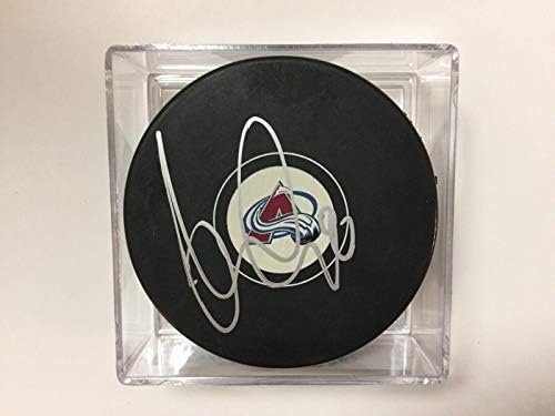 Derick Brassard İmzalı İmzalı Colorado Çığ Avs Hokey Diski a-İmzalı NHL Diskleri