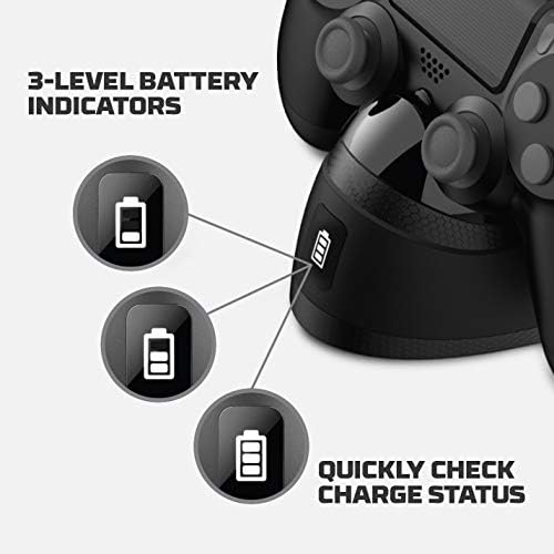 Playstation 4 için HyperX ChargePlay Duo Denetleyici Şarj İstasyonu, İki DUALSHOCK 4 Denetleyicisini Ext Bağlantı Noktası üzerinden