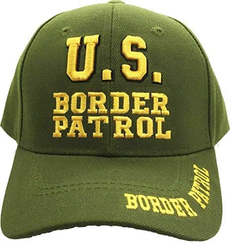 ABD Sınır Devriyesi Yeşil İşlemeli Şapka Şapkasını Uçursun