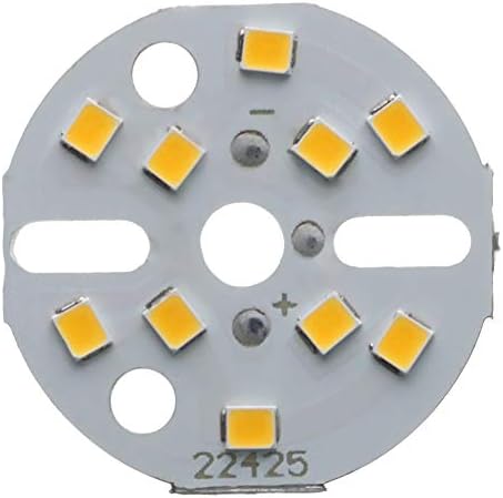 Bettomshin 1 Adet LED Çip Modülü Alüminyum Kurulu 5730 COB Dairesel 12 W 300ma Sıcak Beyaz 3000 K Yüksek Güç Projektör Lambası