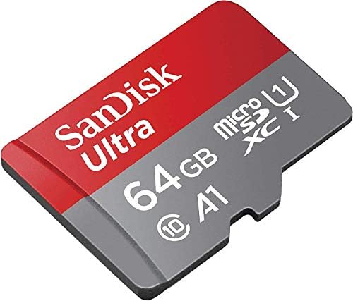 Ultra 64GB microSDXC, SanFlash ve SanDisk tarafından Doğrulanan Lava A52 Plus için Çalışır (A1/C10/U1/8k / 120MBs)