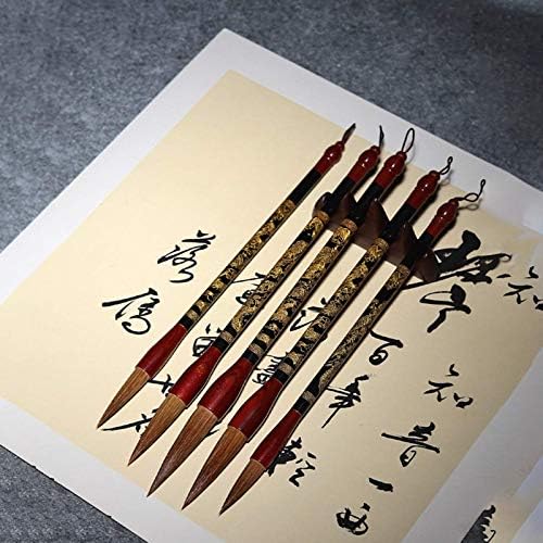 FMTZZY Ofis suppies Fırça Acemi Öğrenciler için Çin Fırça Kaligrafi ve Çizim Kaligrafi Sumi Fırça, Çin Fırçalar Set (5 Adet)