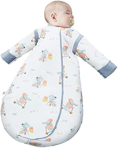 Babyah Bebek Uyku Tulumu Kollu Ayrılabilir Çocuklar Giyilebilir Battaniye Toddlers