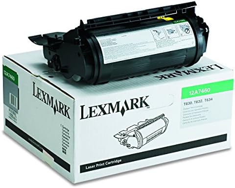 Lexmark 12A7460 Toner, 5000 Sayfa Kapasiteli, Siyah
