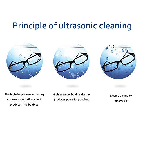 0.6 L Ultrasonik Temizleyici Temizleme Makinesi için Gözlük Karbüratörler Takı Protez Hizmetliler Airbrush Diş Araçları (110